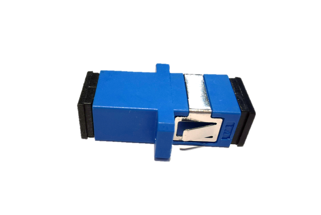 SC/PC Adapter, SM, Simplex, with Flange, Ceramic Sleeve