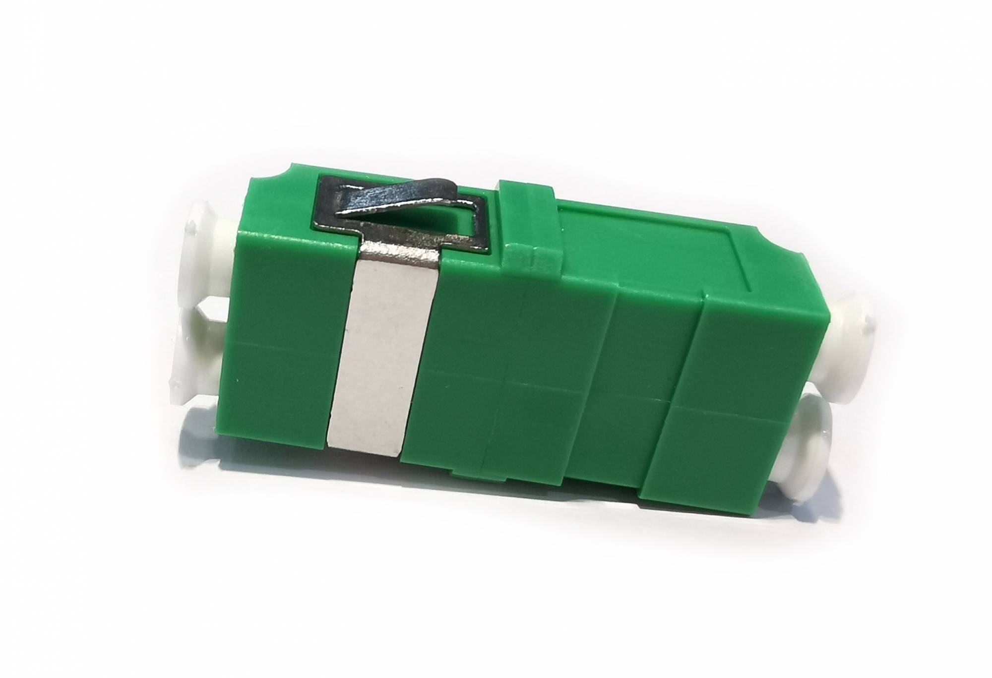 LC/APC Adaptor, SM, Duplex, without Flange, Ceramic Sleeve