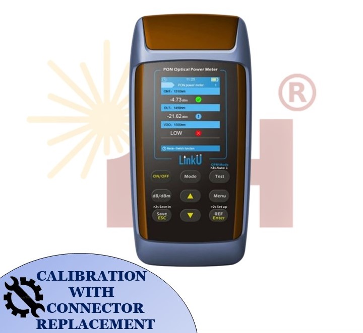 PON Power Meter Calibration with Connector Replacement